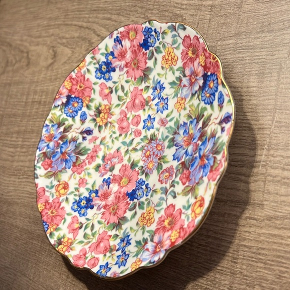 Porcelain Grace Teaware Floral Dish - Picture 5 of 5